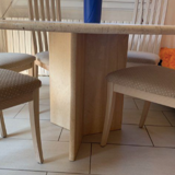 Table de salle à manger en travertin