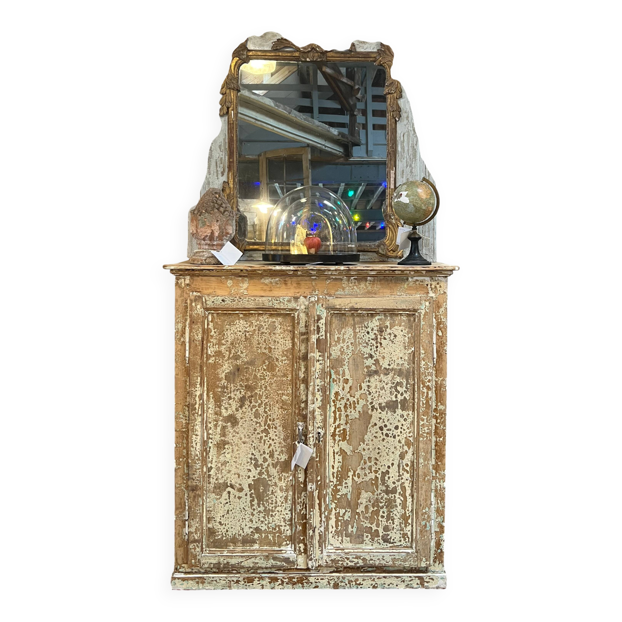 Distressed grand buffet