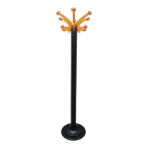 Vintage space age orange Italian style plastic coat rack