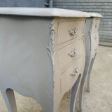 Pair of bedside Louis XV shabby style