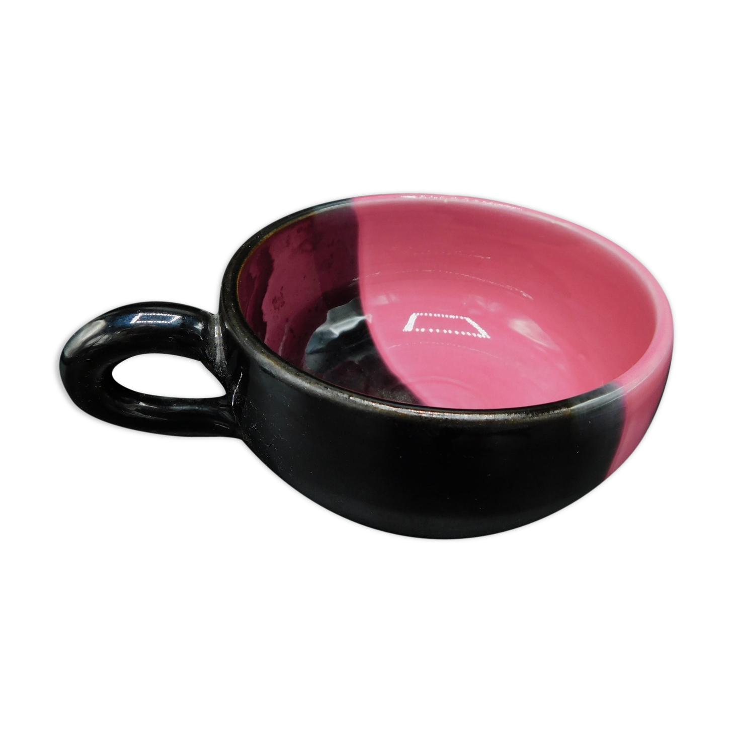 Two-coloured Vallauris breakfast cup