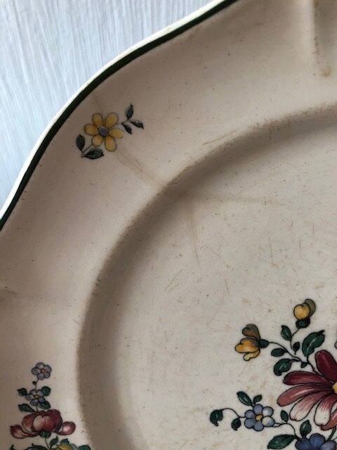 Old plate Villeroy - Boch (Mettlach) - model 1562 Old Strasbourg