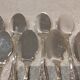 2 individual metal silver-plated sauce spoons by Christofle Marly