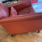 Model Lyra Leather Armchairs by Renzo Frau for Poltrona Frau, 1930s, Set of 2