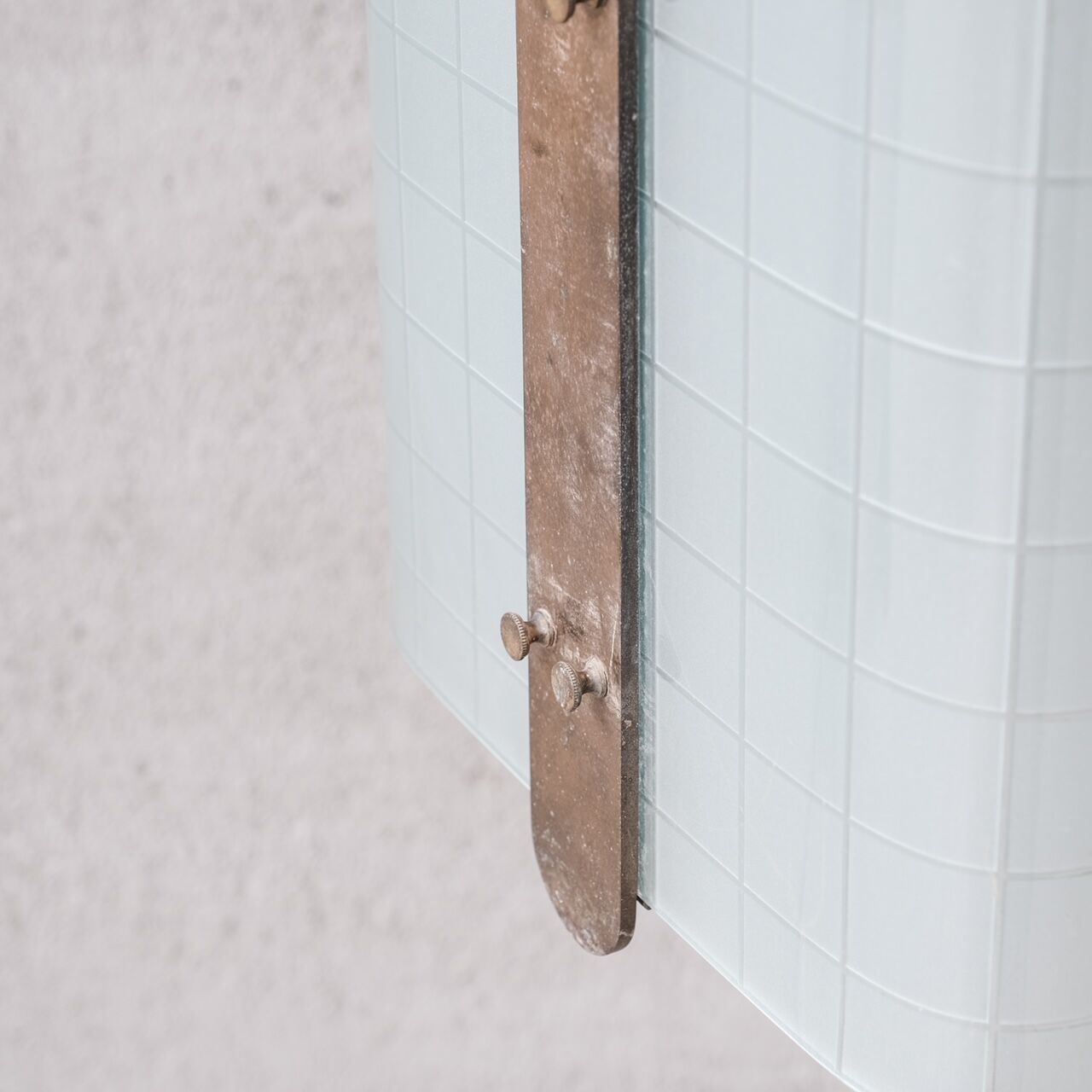 Suspension italienne en laiton et verre