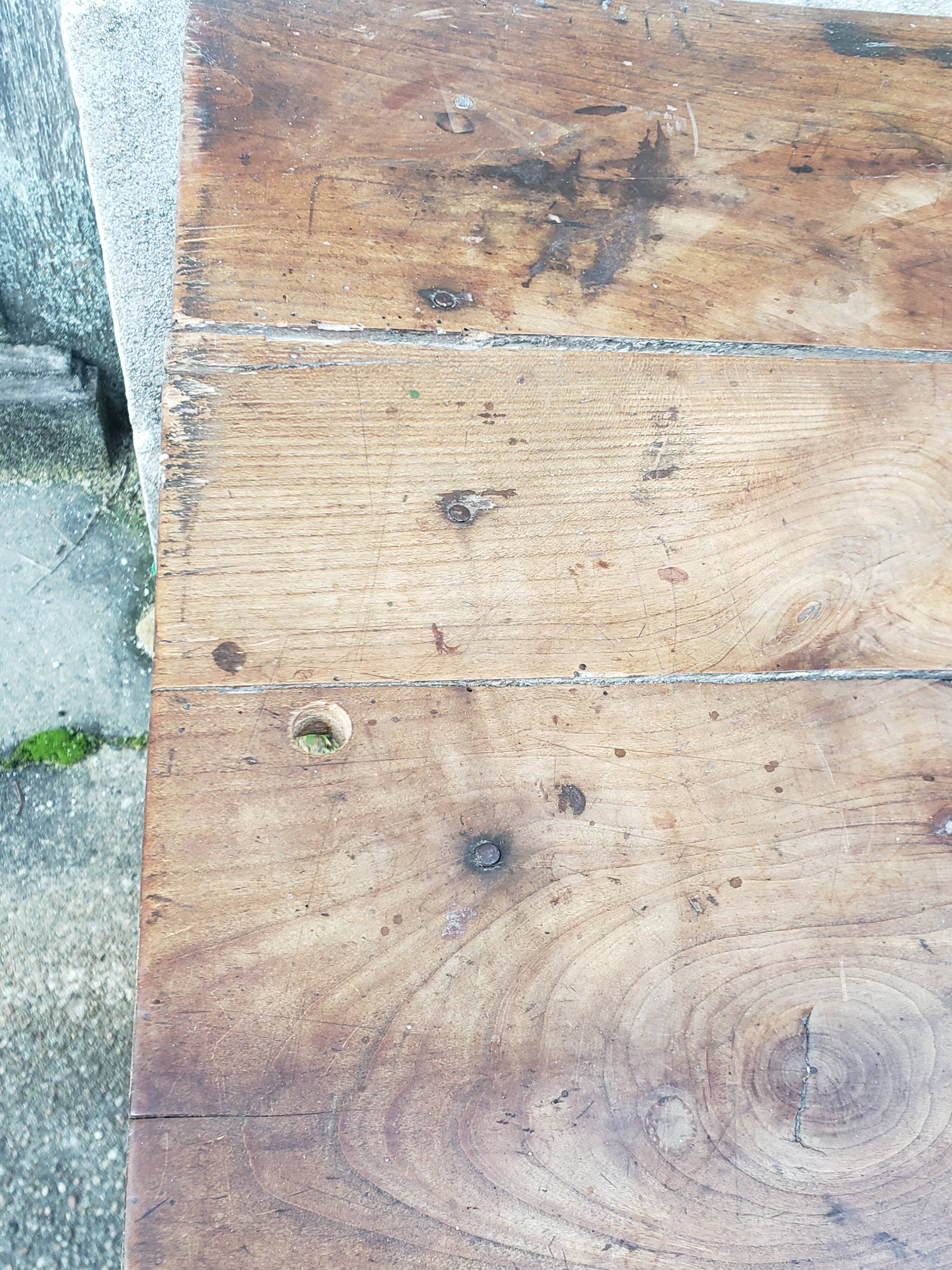 Farm table coffee table