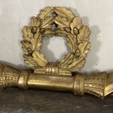 Élément de décoration en bois sculpté, cantonnière, XVIIIème siècle