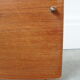 Vintage floating shelf teak brass brackets scandinavian