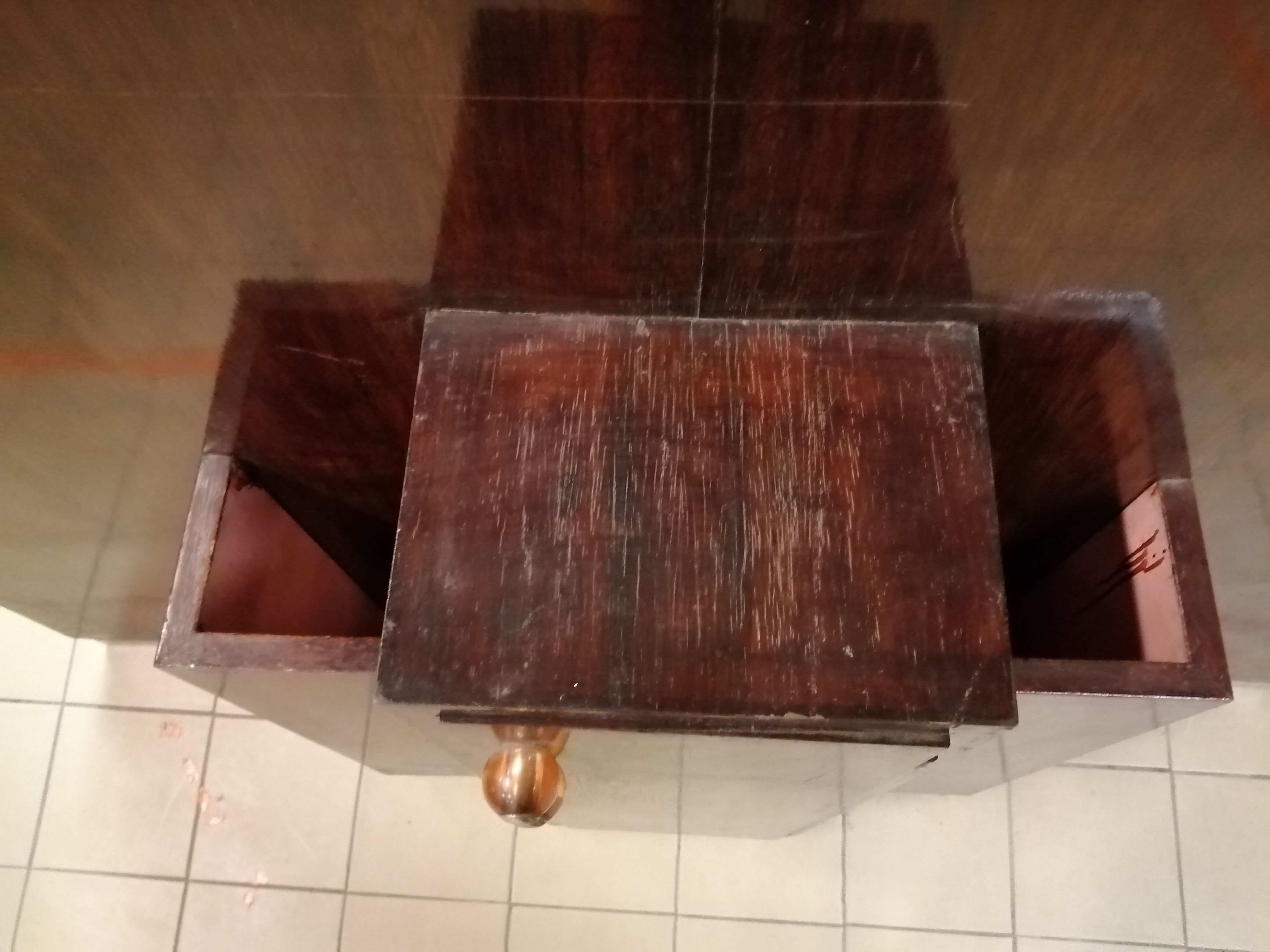 Atypical wall entrance coat rack, 50s