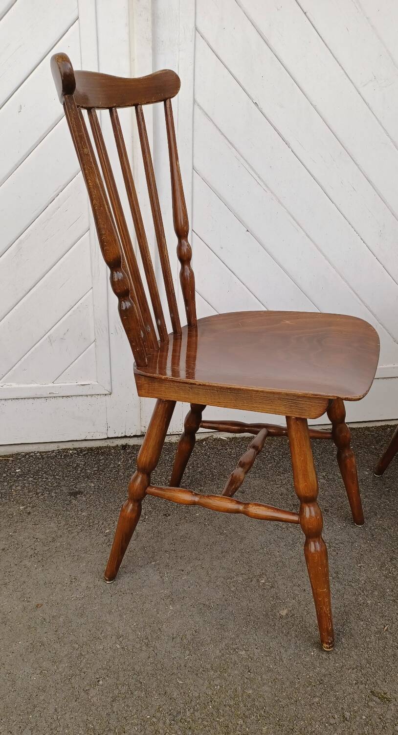 Set of 4 Baumann Tacoma bistro chairs.