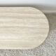 Travertine coffee table