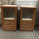 Pair of bedside tables 50s