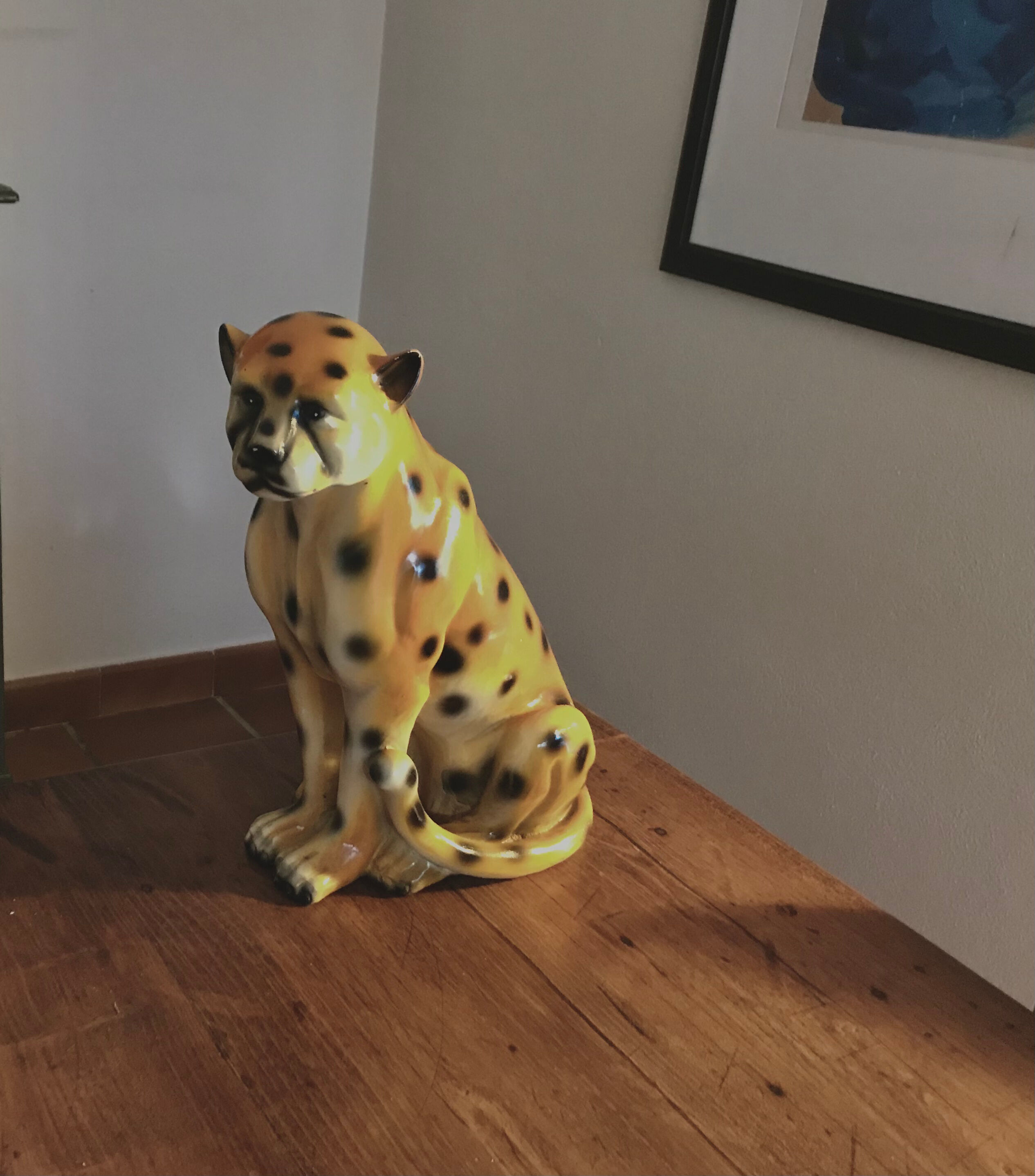Ceramic leopard, 70s