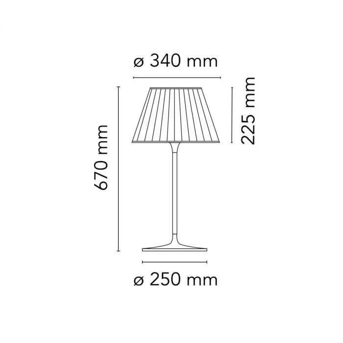 Design Table lamp Romeo Soft Philippe Starck Flos