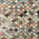2x9 Vintage Multicolor Geometric Turkish Runner Rug, 75x266Cm