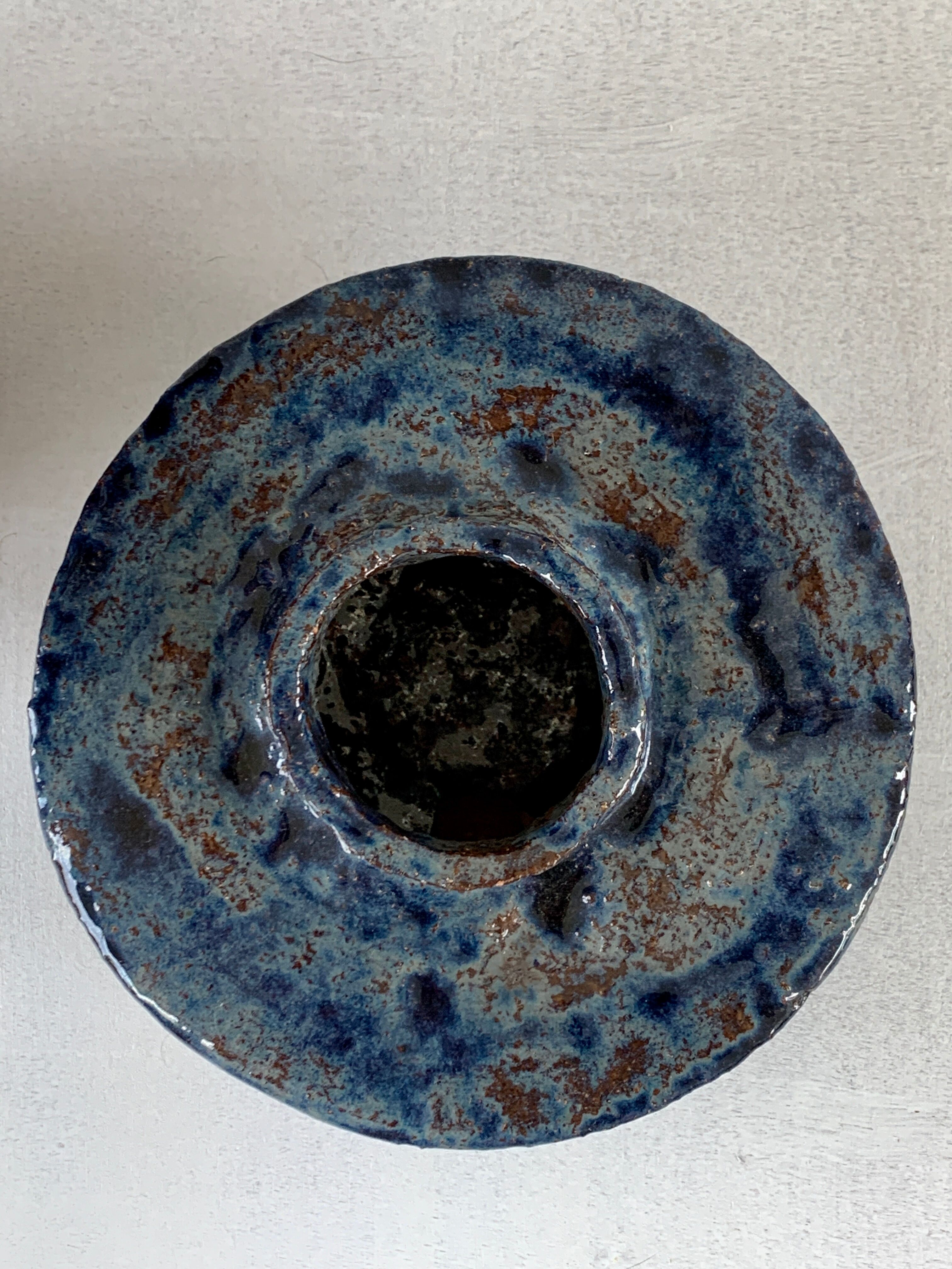 Lot 2 ceramic vases, circa 1970