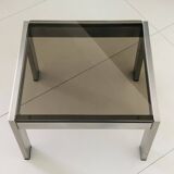 Tau square coffee table by Gae Aulenti, edition Rinascente Italy 1970s