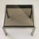 Tau square coffee table by Gae Aulenti, edition Rinascente Italy 1970s
