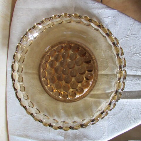 2 Art deco glass dishes