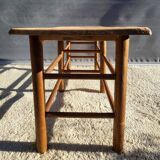 Farmhouse bench-table with a natural feel