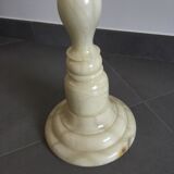 Alabaster pedestal table