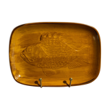 Set of 6 vintage plates with St Clément fish decor