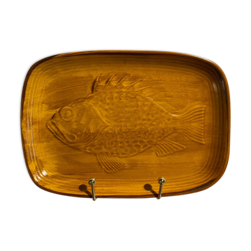 Set de 6 assiettes vintage décor poisson St Clément