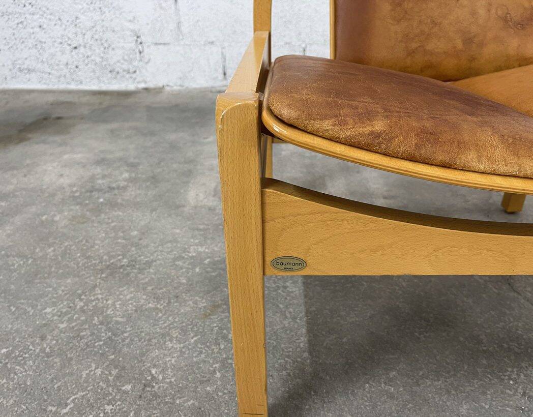 Pair of Baumann armchairs model Argos