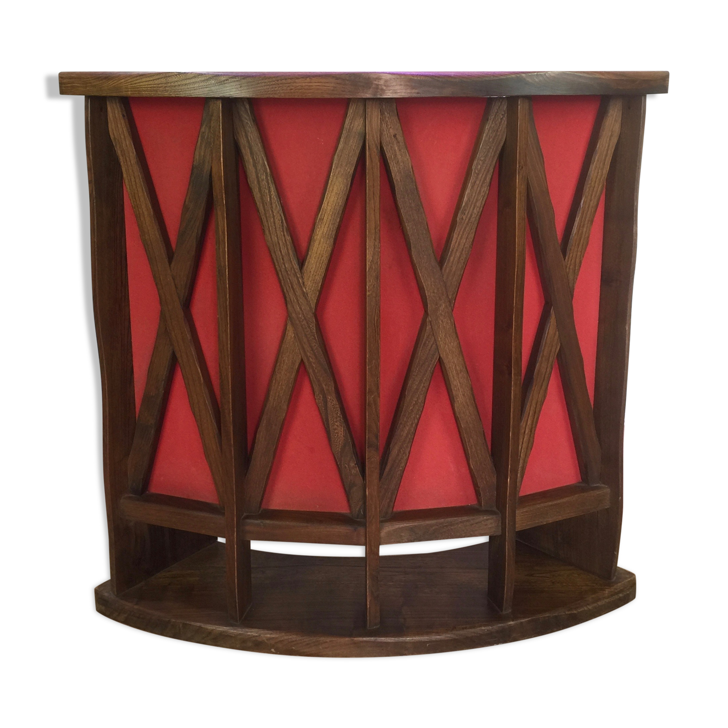 1960s solid elm bar