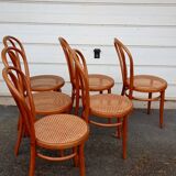 Vintage bistro chair signed Jacob & Josef Kohn