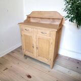Old oak sideboard and shelf
