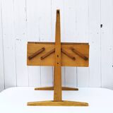 Old wooden folding sewing box