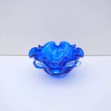 Murano glass trinket tray, blown glass, Italy 1960