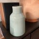 Retro ceramic blue vase
