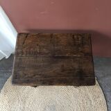 Side table in turned wood