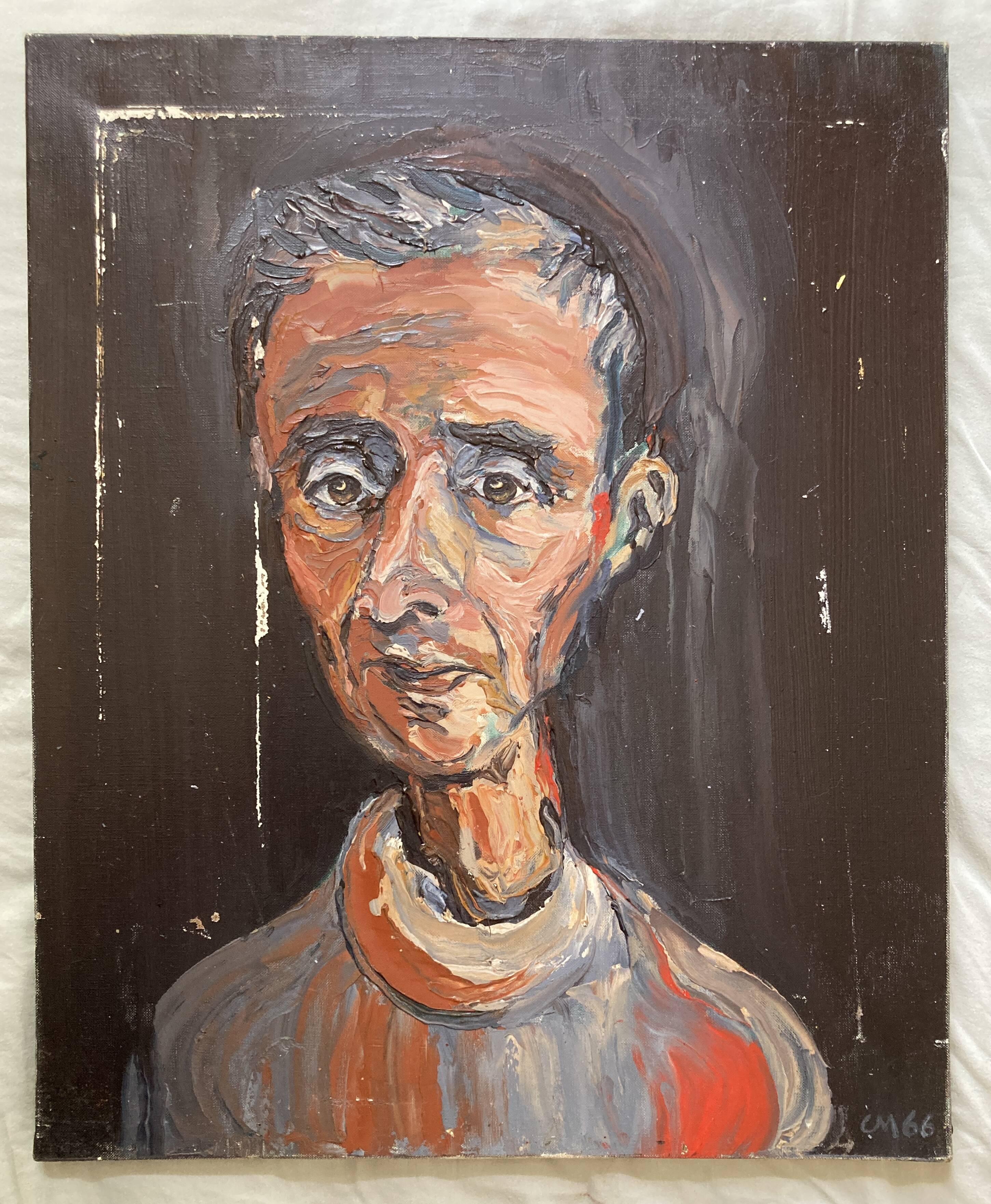 Tableau - Portrait d'homme :  Raymond Millet