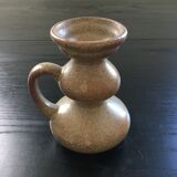 Bougeoir grès beige