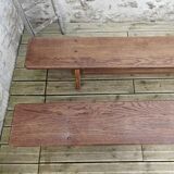 Pair of oak benches