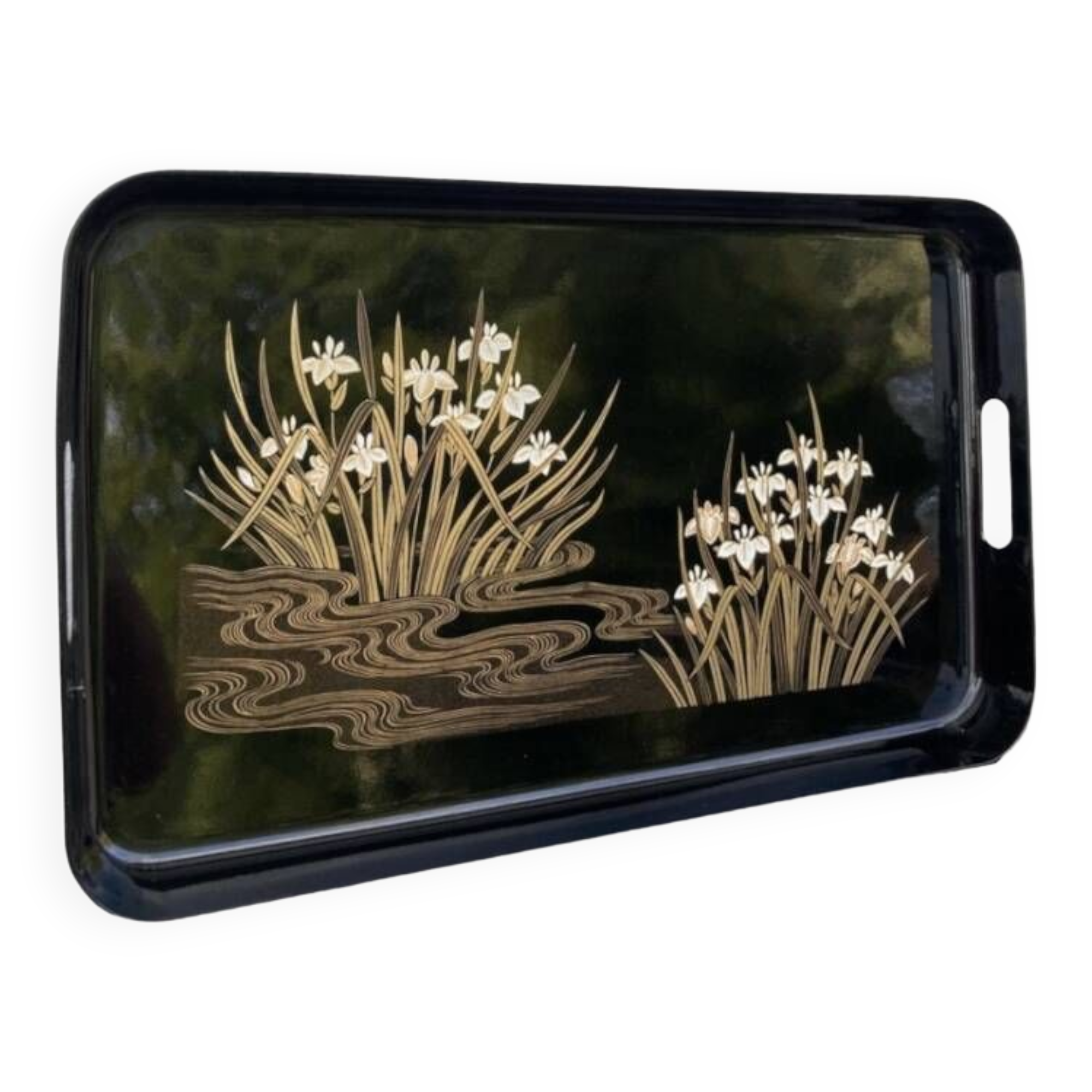 Black Japanese tray