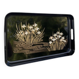Black Japanese tray