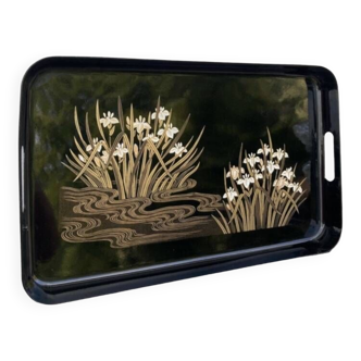 Black Japanese tray