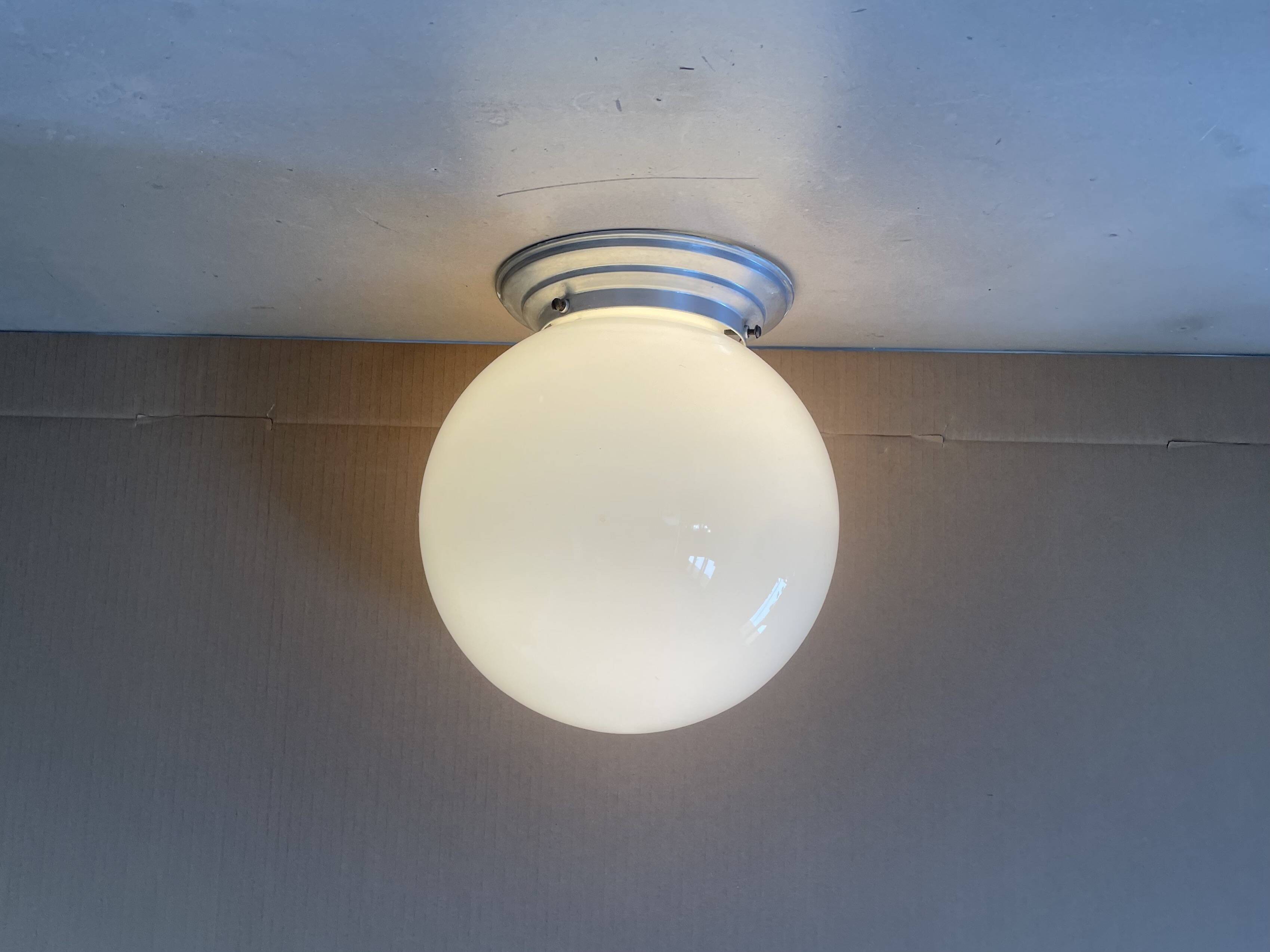 Large old ceiling light D25cm