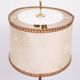 Floor lamp Charlotte Wawer parchment Shade Brass details 1950s Germany