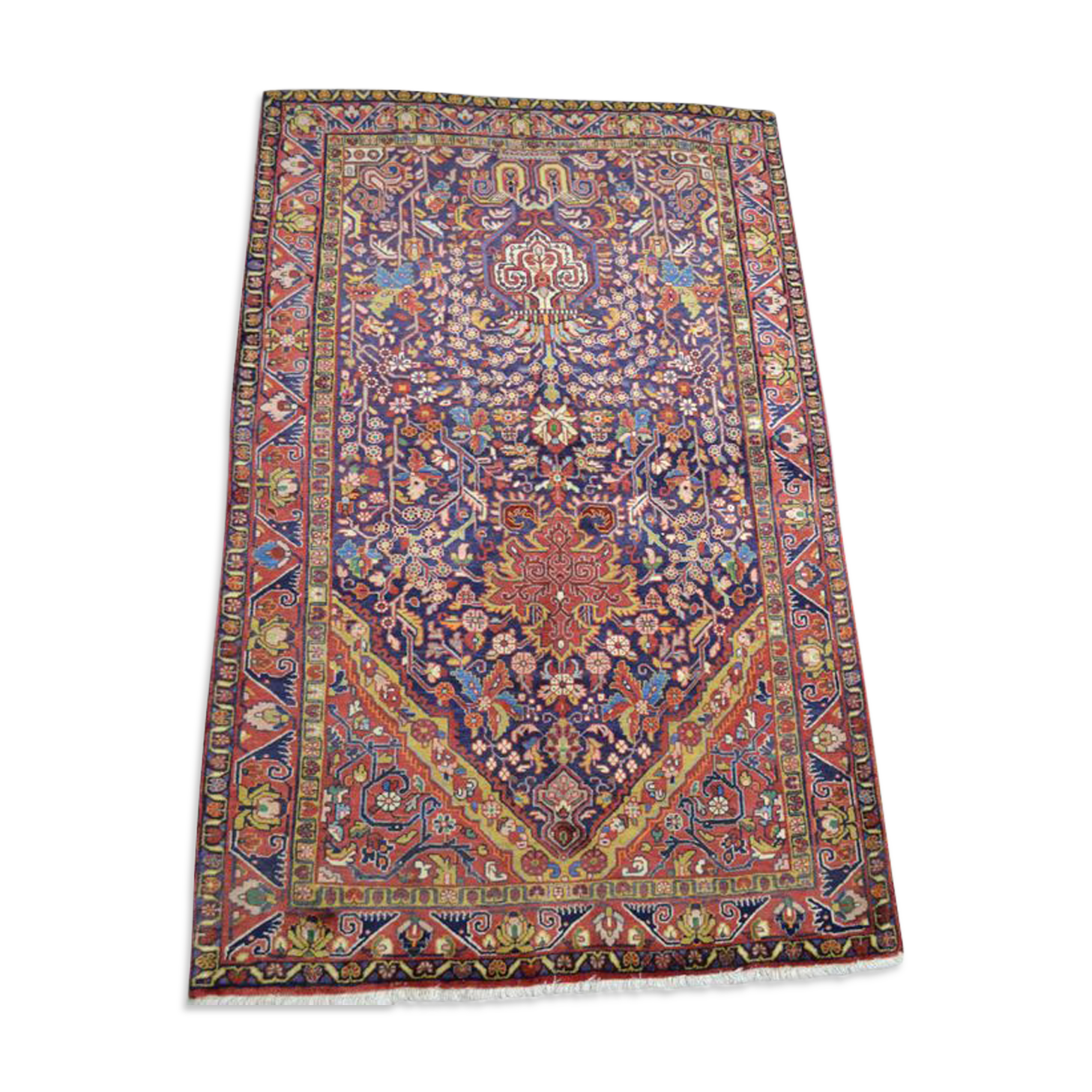 Tapis persan bidjar ancien tribu 134x214cm