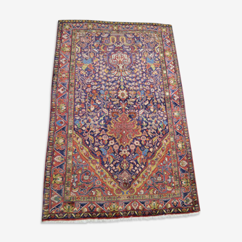 Tapis persan bidjar ancien tribu 134x214cm