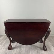 Mahogany drop-leaf table, 20th century