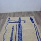 Handmade wool beni ouraine rug size 150 x 250 cm