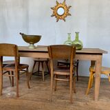 Farm table bistro bar restaurant oak workshop