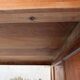 Double-sided walnut counter desk 1900