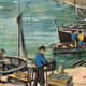Poster "Fishing" educational grid 1965